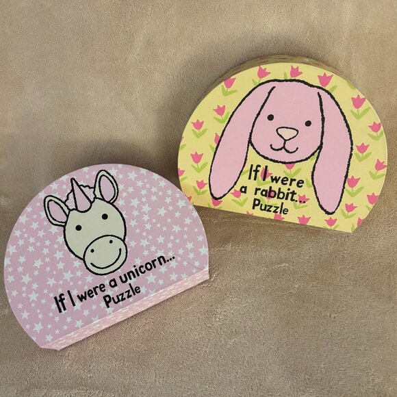 JELLYCAT Set of 2 PUZZLES for Toddler Girls Ages 18+ Months - Picture 2 of 4